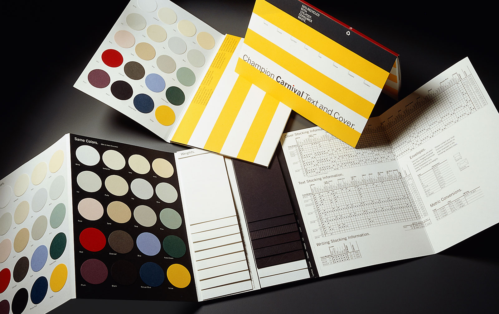 champion-carnival_swatchbooks_interiors.jpg Art Direction by: Bart Crosby, Crosby Associates